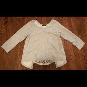 Lacey open back sweater